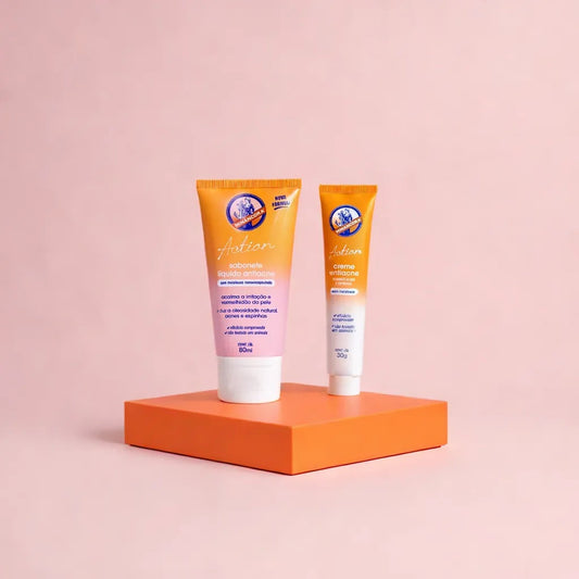 Combo Acne Suavizante: Sabonete Líquido + Creme Action
