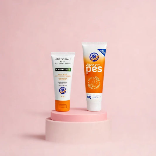 Combo Bem Estar: Alívio para os Pés + Creme Antissinais